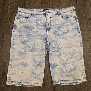 Womens Bandolino Riley Denim Shorts Size 12 Blue Jean Casual Summer Fashion